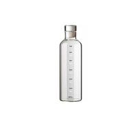 Buhdjfnke 500/750/1000ml Glass Sport Water Bottle with Time Scale Portable Water Container Sealed Brewing Wine Bottle Water Bottle A