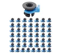 Buhdjfnke 50Pcs Clip Pipe Embedded Clamp Bowden Coupling for 3D Printer Metal Heatsink Hotend Tube 4MM Collet Extruder Connector