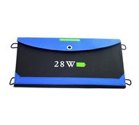 Buhdjfnke 5V 28W Foldable Solar Panel Charger USB Output Fast Solar Charging Mobile Phones Power Bank Waterproof Solar Panel