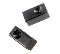 Buhdjfnke 6 Pieces Guitar Tremolo Bridge Saddle Clamp Pressure Lock String Insert Metal Block for Electric Guitar Parts Accessories