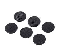 Buhdjfnke 6pcs Analog Joystick Stick Replacement Cap Cover Button For 1000 Black