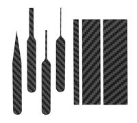 Buhdjfnke 7 PCS Carbon Fiber Sanding Sticks 5MM/15MM/20MM Plates 4 PCS Irregular Detail Sanding Set Scale Model Grinding Polishing Tools Hobby DIY Customer Needs