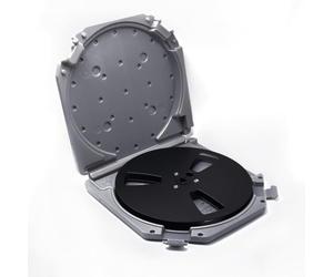 Buhdjfnke 7in Open Reel Tape Box Case with Empty Takeup Reel for Safe and Portable Storage