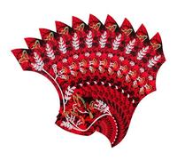 Buhdjfnke Acoustic Guitar Scratch Plate Printed Universal Folk Guitar Pickguard Anti-Scratch Plate Red