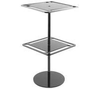 Buhdjfnke Acrylic Sunglasses Holder Stand 360 Degree Rotating Eyeglasses Display Rack Eyewear Organizer Black Double Layer