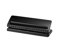 Buhdjfnke Adjustable 6-Hole Hole Punch Metal Hole Punch Binder Puncher 6 Hole Hole Punch for A4, A5, A6 Adjustable Distances for Daily Planner, Personal, Agenda