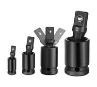 Buhdjfnke Air Cannon Universal Joint Socket, Impact Rotary Socket Set, 4-Piece, 1/4inch, 3/8inch, 1/2inch, 3/4inch Drive Set