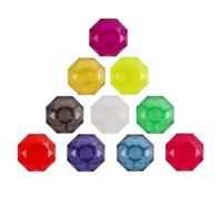 Buhdjfnke Amplifier Accessories 10Pcs Colorful Electric Guitar Effect Pedal Foot Nail Cap Candy Foot Switch Toppers Knob