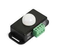 Buhdjfnke Automatic Adjust PIR Motion Sensor Light Switch Module DC 12V 24V 6A IR Infrared Detector Light Switch White