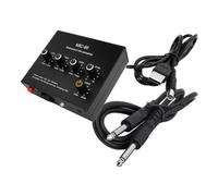 Buhdjfnke Balanced Dynamic Microphone Amplifier Music Audio Amplifier MIC-60 with 48V Phantom Power with 6.5mm Cable