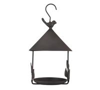 Buhdjfnke Bird Feeder Bird Outdoor Iron Rainproof Windproof Hanging Style Feeder for Various Pet Birds Feeding Supplies