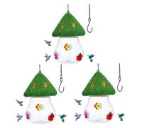 Buhdjfnke Bird Water Feeders for Outdoors Hanging with Water Spout Bird Water Dispenser for Outside Wild Bird Lovers 3PCS