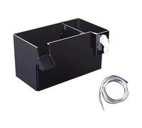 Buhdjfnke Black Fish Tank External Small Silent External Suspend Aquarium Drip Overflow Acrylic Filter Dry