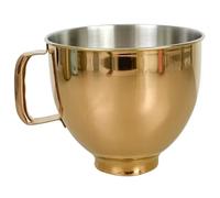 Buhdjfnke Brilliant Gold Stainless Steel Mixer Bowl Fitting for All 4.5 and 5 Quart Home Kitchen Machines Accessories B