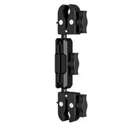 Buhdjfnke Camera Clamp Mount Super Clamp Adapter Double Head Multifunction Holder for Motorcycle Bicycle Camera Mounts 6cm