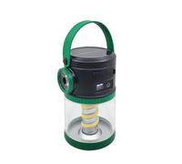 Buhdjfnke Camping Lights Solar Type-C Charging Digital Display Power for Outdoor and Home Green