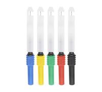 Buhdjfnke Car Multimeter Test Tip Probes 5PCS 30V Extension Back Insulated Wire Piercing Tester Probe Tip Repair Accessories Accessiries