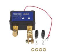 Buhdjfnke Car Switch with 2 Remote Control Battery Disconnect Switch 12/24V 240A Voltage Display for Auto Remote Battery Switch