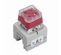 Buhdjfnke Chain Key Programmable RGB LED Single-Key Input Node Integrated, Featuring Hot-Swappable Blue Switch Mechanical Keyboard Functionality