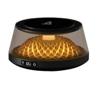 Buhdjfnke Coffee Cup Heater, Desk Coffee Heater, Electric Heater with Ambient Light, Beverage Milk Tea Heating Tray Black