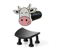 Buhdjfnke Dairy Cow ToiletRoll Holder 3D Printed Dairy Cow Tissue Paper Storage Shelf Stackable Funny Toilet Paper Holder House