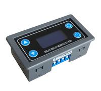 Buhdjfnke DC 6-30V LED Digital Time Delay Relay Module Programmable Timer Relay Control Switch Timing Trigger Cycle with Case