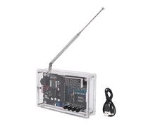 Buhdjfnke DIY FM Radio Assembly Kit Digital Tube DisplayDIYWelding Electronic Production Single Chip Microcomputer Training Parts Adjustable Frequency PCB Soldering Project Practice Solder Assembly