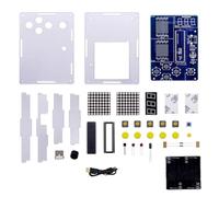Buhdjfnke DIY Soldering Project Game Kit with 5 Retro Classic Games Soldering Electronic Kit for STEM Soldering Practice