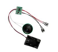 Buhdjfnke DIY Voice Greeting Card Chip Recordable Voice Sound Chip Module Dry Battery Light-Sensing Recording Play Once