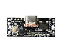 Buhdjfnke Dual-Output Fast Charging Adapter PD2.0 PD3.0 QC3.0 Fast Charging Protocol 5V 9V 12V Adjustable Cooling Fan Main Control Board