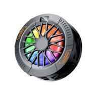 Buhdjfnke DY29 Semiconductor Game Cooler Mobile Phone Cooling Radiator 3 Gears Adjustment Magnetic Back-Clip Black