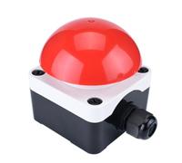 Buhdjfnke E-Stop Pedal Push Button Waterproof Self Reset Momentary Foot Switch Emergency Stop Button Large Mushroom Design No Fixation Needed