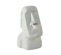 Buhdjfnke Easter Island Stone Statue Paper Towel Box Home Decoration Statue Retro Living Room Decoration Home Accessories A