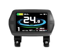 Buhdjfnke Electric Bicycle Display Meter Color Light Sensing KT-LCD8YU Color Light Sensing Display Meter for Ebike Accessor Waterproof Plug