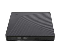 Buhdjfnke External DVD Burner Type-C Dual Port External Optical Drive External DVD Drive Portable High Speed DVD-RW Player for Laptops, Desktops
