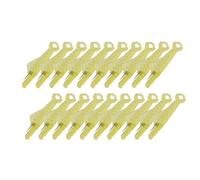 Buhdjfnke Fish Mouth Sewing Machine Needle Threader, 2024 Upgrade Automatic Sewing Needle Threader Tool,Yellow 100PCS