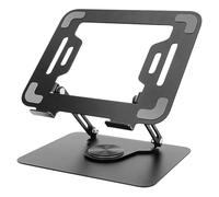 Buhdjfnke Foldable 360 Degree Rotating Laptop Tablet Book Holder Adjustable Angle Height for Reading Stand A