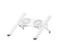 Buhdjfnke Foldable Laptop Stand with Cooling Fan Cooler Pad for Tablet Enhanced Cooling Support and Portable Design B