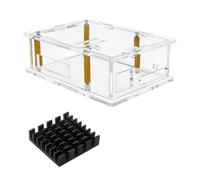 Buhdjfnke For ESP32-P4 Development Board with Acrylic Case, Heat Sink, and Transparent Protective Cover for -for ESP32P4-M3