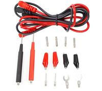 Buhdjfnke for Multimeter Test Probes 16PCS Test Lead Set+ Replacement Wire Kit Alligator Clips Banana Plugs