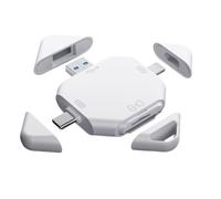 Buhdjfnke For SD Card Reader 5-In-1 for Computer/Camera- Memory Card Reader Adapter for SD and TF Card Support