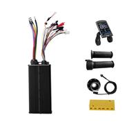 Buhdjfnke Full Throttle+ KT 8 48V-72V 100A 24-Tube 3 Mode Controller with S-100 Display+ 20X for Electric Scooter Modification