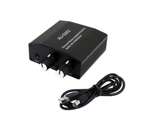 Buhdjfnke Ground Noise Isolation Amplifier Audio Mix Distribution 3.5mm Stereo Ground Noise Isolator 2 in2 Out Noise Isolator