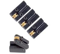 Buhdjfnke Guitar Bridge Tremolo System for Headless Electric Guitar Ball Bearing Saddle Lower String Bar String Block String Bar