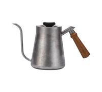 Buhdjfnke Hand Pour over Kettle Wooden Handle Hand Pour over Kettle Narrow Mouth Kettle Drip Coffee Hand Pour over Kettle A