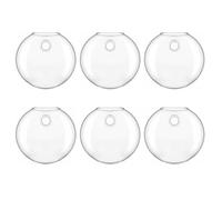 Buhdjfnke Handmade Glass Terrarium-2/6-Pack Wall-Hanging Self-Watering Hydroponic Planter for Home Decor, Round Vase 6 Pack