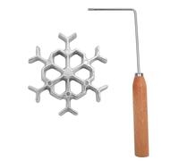 Buhdjfnke Hollow Aluminum Alloy Frying Mold Fried Shrimp Cake Snack Kitchen Tools Waffle Mold A