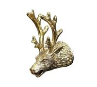 Buhdjfnke Home Bar Tools Crafts Gift Sacred Deer Head Wine Pourer Whiskey Wild Grid Red Wine Mouth Auspicious Meaning A