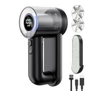 Buhdjfnke Home Portable Fabric Shaver, Electric Epilator, Digital Display Fabric Sweater Shaver for Hair and Pilling Removal