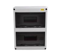 Buhdjfnke HT Series Junction Box 24WAY IP65 Waterproof Distribution Box Outdoor Plastic Electrical ABS Power Electronic Din Rail Enclosure forCircuit Breaker